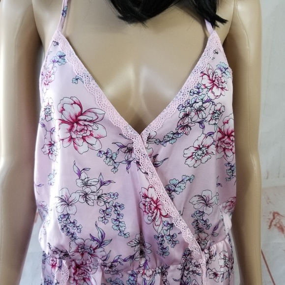 I.N.C. Satin Laced-Trimmed Pajama Romper - Picture 2 of 8